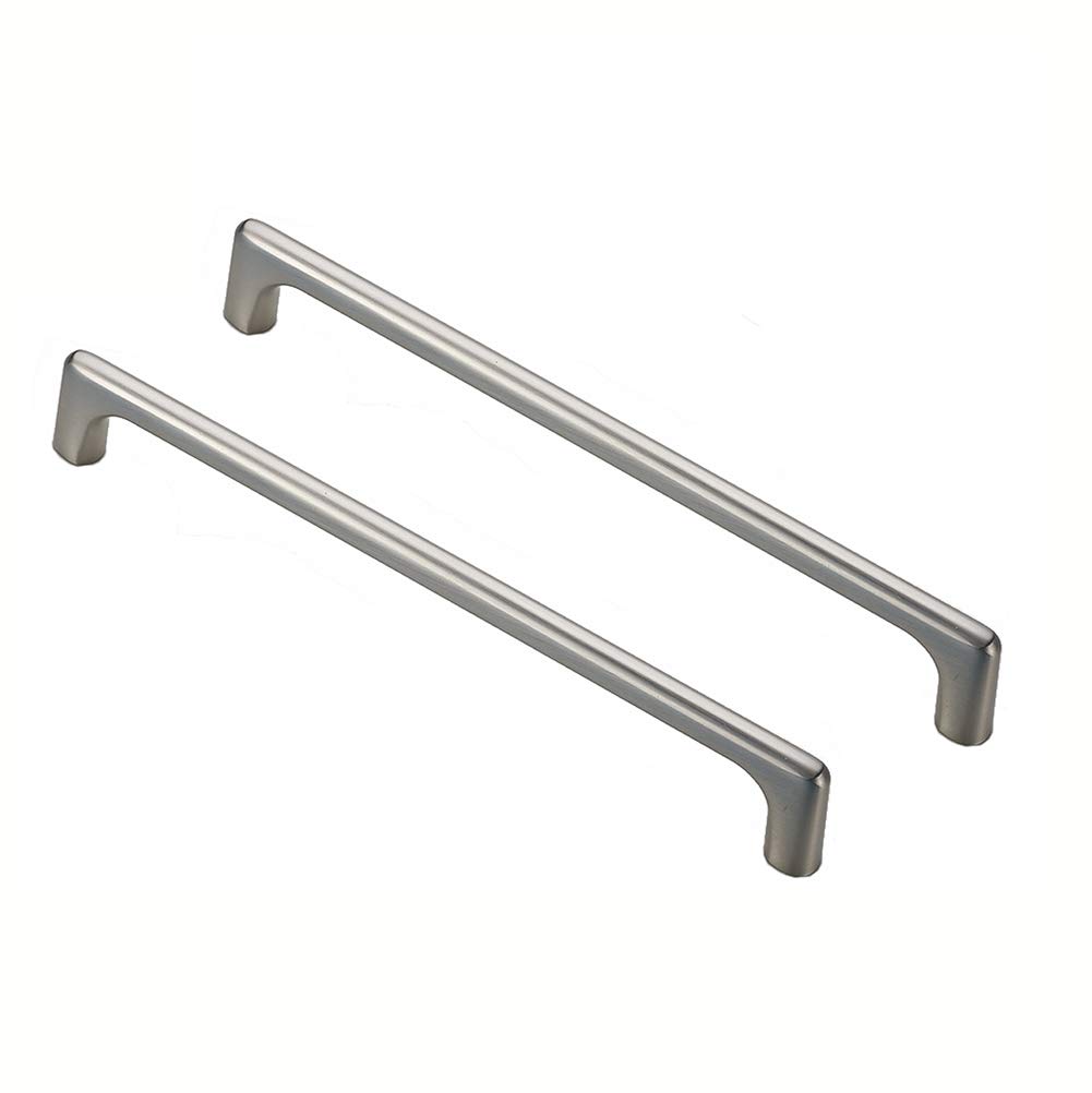 BOZONLI Zinc Alloy Cupboard Handles, Brushed Matte Kitchen Door Handles T Bar Handle Drawer Pulls Cupboard Knobs Cabinet Handles (320mm, 2 Pack)