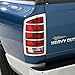 E-Autogrilles Triple Chrome Plated Taillight Tail Light Lamp Cover for 02-06 Dodge Ram (67-0201)