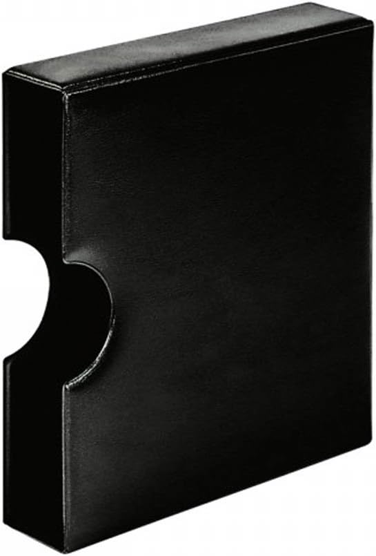 Protection cassette with cut outs for karat ring binder [Lindner 810K] in suitable colour, Colour: black