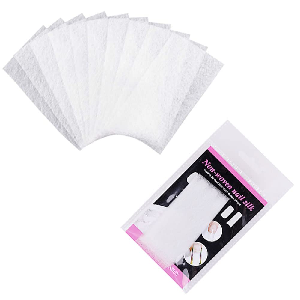 Nanaxagly 10pcs Fiberglass Nail Extension Fiber, Silk Nail Art Quick Extension, DIY Nail Art Accessories