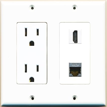 Amazon Com Riteav 15 Amp Power Outlet And 1 Port Hdmi And 1