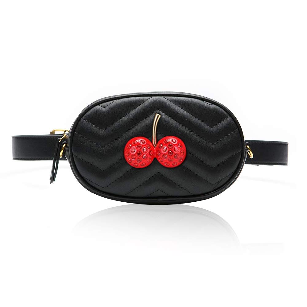 cute black fanny pack