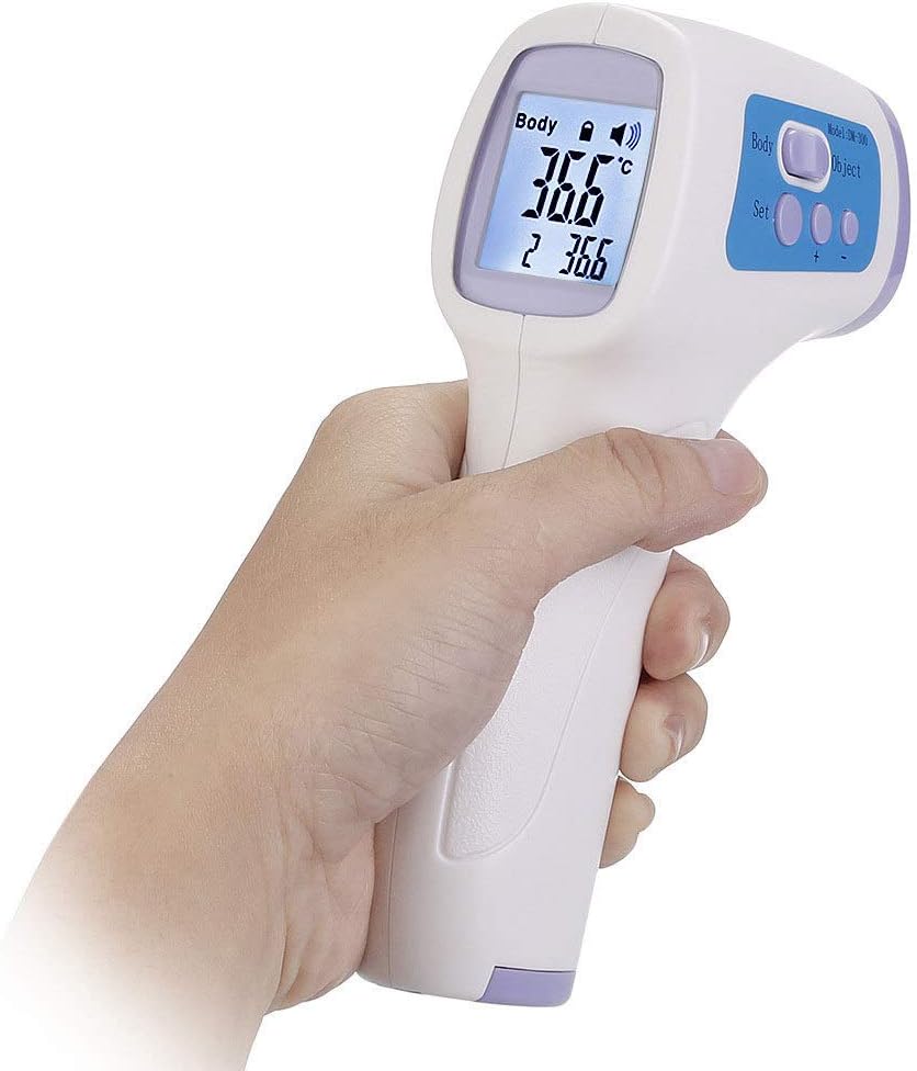 Fever Thermometer, Handheld Infrared Digital Non Contact Medical Ear and Forehead Thermometer for Adults, Kids, Baby, FDA Approved & Hospital Grade