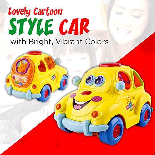 image for WolVol Electric Musical Car Toy with Lights and Sounds, Fruit Shape So