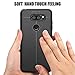 Miubox LG V30 Case Ultra Slim Light Imitate PU Leather With TPU Design Non-Fingerprint Anti-Scratch Dustproof Protective Case Cover For LG V30 (2017),Black