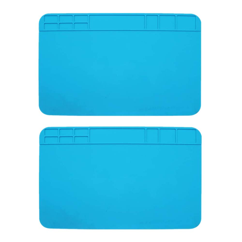 2-Pack Multi-Purpose Work Station Soldering Mat for Watch Phone Laptop Repair