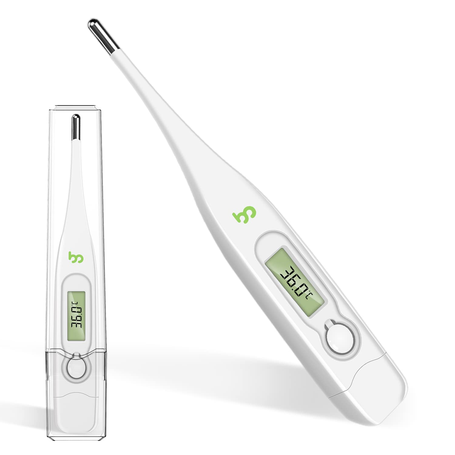 Digital Thermometer, Oral Thermometer Adults Kids Babies, Accurate Fast Switchable Body Temperature Thermometer