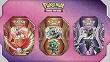 ALL 3 Pokemon Mysterious Powers 2017 GX Booster Tins Set! Ho-oh, Necrozma, & Marshadow!