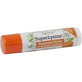 Quantum Health Super Lysine+ Coldstick, Tangerine Flavored - Soothes, Moisturizes, Protects Lips, Herbal Lip Balm, Spf 21, 5 Gm