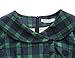 MUXXN Women's 1940s Bodycon Slim Midi OL Work Dress (Green Plaid L)
