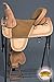 HILASON 15″ Treeless Western Trail Barrel Racing American Leather Saddlethumb 3