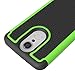 Birsppy for LG Aristo Case, LG Phoenix 3 Case, LG Fortune Case, LG Rebel 2 LTE Case, LG Risio 2 Case, LG K8 2017 Case, OEAGO [Shockproof] Hybrid Dual Layer Defender Protective Case Cover (Green)