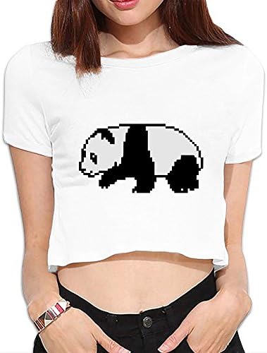 Pixel Panda Wowens Lovely Midriff T-shirts White T-shirt