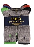 Polo 6 Pack Crew Sock Grey 10-13