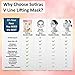 V Shaped Slimming Face Mask | Double Chin Reducer for Firming Moisturizing & Contour Lifting | Instant Lift Strap Wrinkles Remover | V-Line Beauty Band Patch with Collagen Vitamin E & C – 5 Packthumb 3