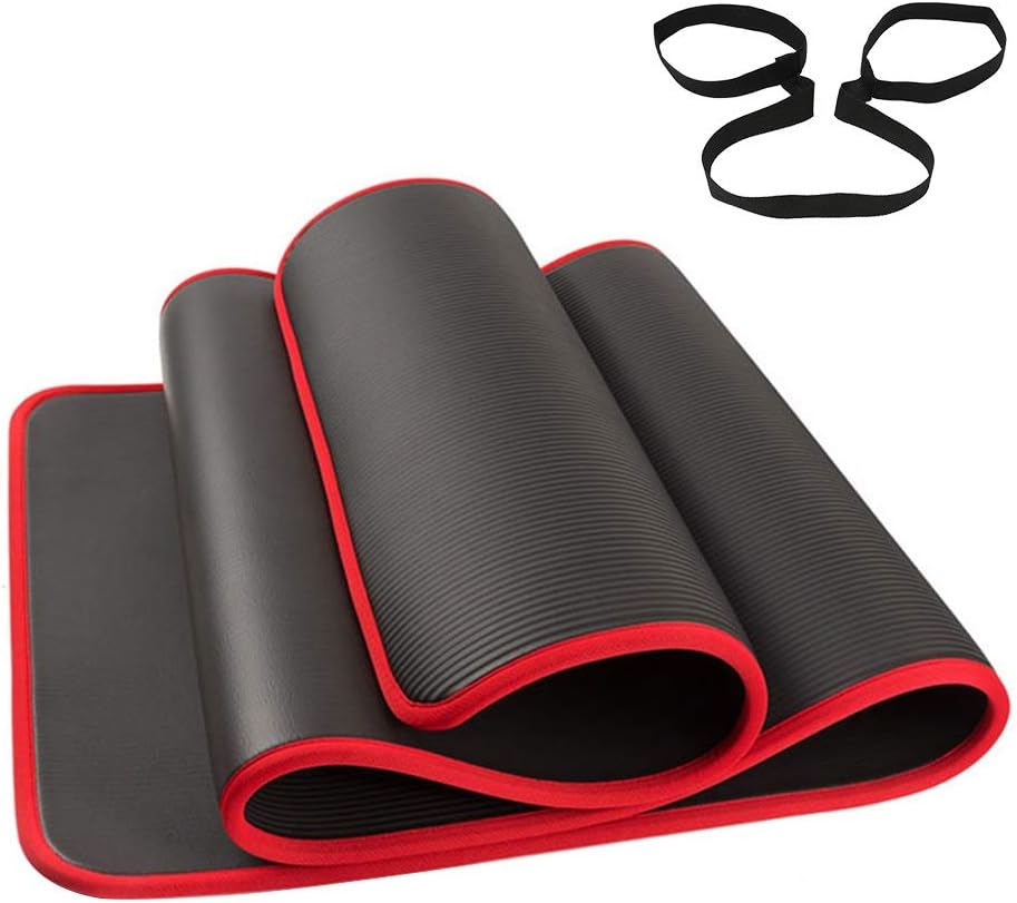 Yoga Mat, 10mm TPE Yoga Mat DoubleLayer NonSlip