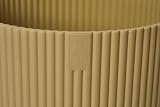 elho Vibes Fold Round 18 Flower Pot 100% Recycled Plastic Yellow Ø18.4 x H16.8 view 5