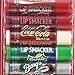 Lip Smackers Coca Cola Fanta Sprite Coke Bargs, Set of 8 Lip Balms
