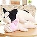 YINUOWEI Cute Plush Stuffed Animal Pillow Soft Huggable Bulldog Doll Cushion Toys Gift for Baby Toddler, 50CM/19.5''