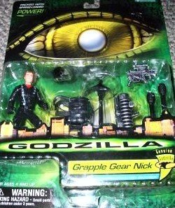 Godzilla grapple gear nick with rappelling action backpack