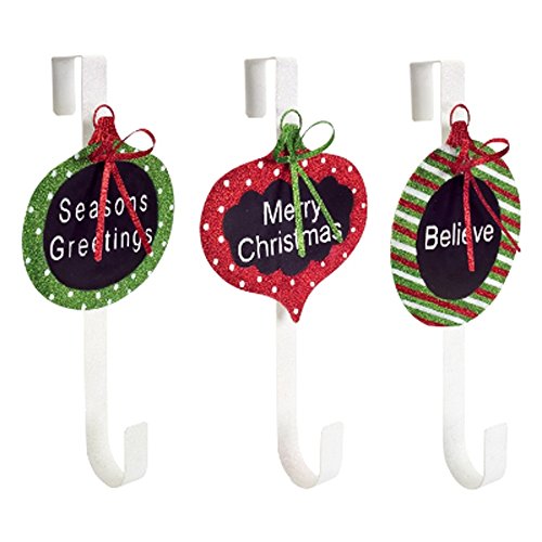 Melrose Decorative Metal Over The Door Wreath Hanger - Season