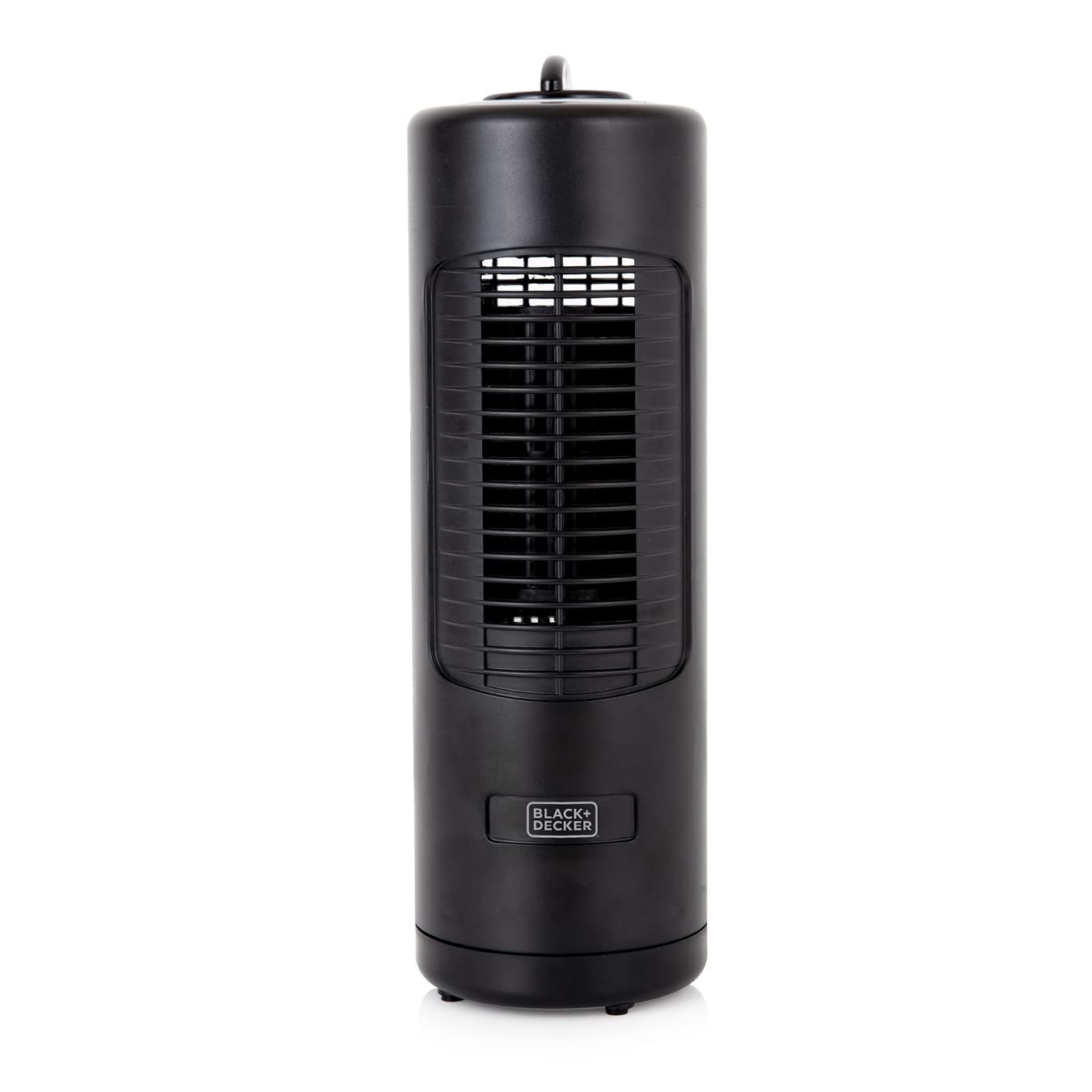 BLACK+DECKER Low Noise Mini Tower Fan with 2 Speeds, 12 Inch, 18W, Black, BXFT50003GB