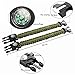 ECVILLA Paracord Bracelet Survival Bracelet with Compass, Fire Starter, Emergency Knife & Whistle (4PCS)