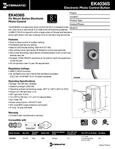 1 Intermatic+EK4036S+Select+Electronic+Photocontrol