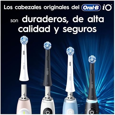 Cabeças de substituição originais iO Ultimate Clean da série Oral-B, pacote de 10 recargas brancas para escovas de dentes elétricas Oral-B iO, remoção profunda de placa bacteriana