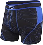 Saxx Underwear Co. Kinetic Boxers Royal Spike Mens M