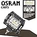 LED Light Pods, DJI 4X4 2Pcs 4 Inch 120W Triple Row LED Light Bar Off Road OSRAM LED Cubes Work Light Spot Flood Combo Beam Driving Fog Lights for Trucks Boat UTV ATV Motorcycle