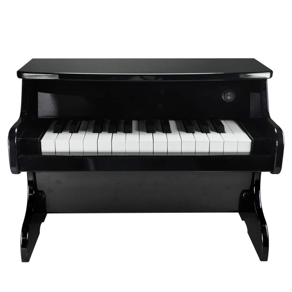子供のおもちゃのピアノ初期の教育のパズル啓蒙玩具25キーのおもちゃの電気ピアノの音楽赤ちゃんのおもちゃ ベストチョイス Color B07gdhwjrt 黒 電子ピアノ 日本産 Start Ukraine Com