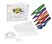 IDO3D Vertical Five Pen Art Set with 3D Vertical Light