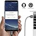 Gritin USB C Cable, [3Pack/3ft, 5ft, 6.6ft] USB Type C Nylon Braided Fast Charging Cable Cord for Samsung Galaxy S9/S8+, Note 8, Nintendo Switch, Sony Xperia XZ, Google Pixel,OnePlus 5T(Grey)