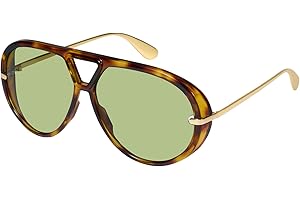 mosanana Trendy Oversized Aviator Sunglasses for Women Retro Style MS52478