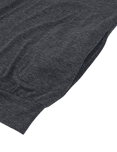 UXELY Pullover Shirts, Lady Long Sleeve Flattering Tops For Women,Black 2XL
