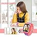 Kids Games Music Camera Smartwatch Phone for Girls Boys Birthday with SOS Call Alarm,1.54 inch Touch Screen Fits for 3-12 Children (RA18_Pink)
