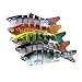 Laimeng , Wobblers Laser Minnow Fishing Lures Crank Bait Hooks Bass Tackle