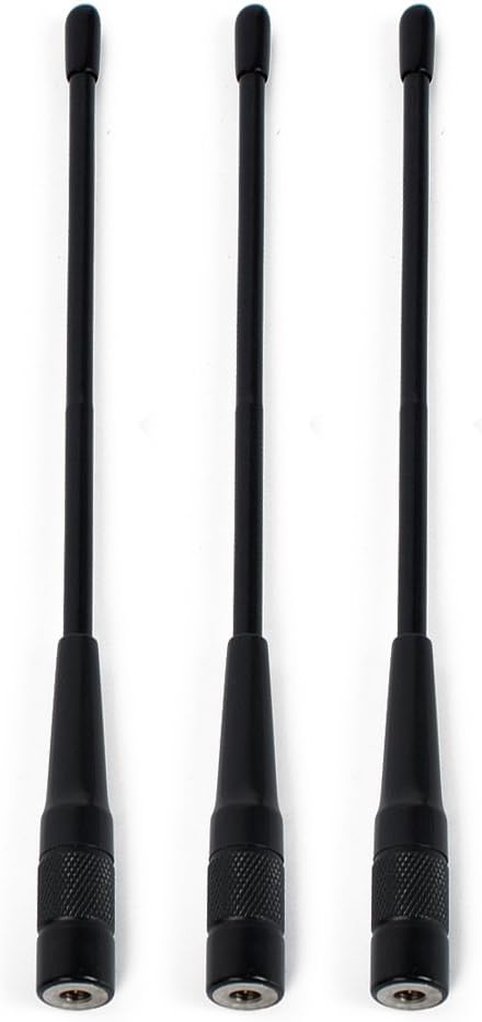 HYS 701N SMA-Male Dual Band VHF/UHF 144MHz/430MHz Antenna for YAESU VX-1R VX-2R VX-3R TYT TH-UV8R UVF10 UV6R Walkie Talkie(3PCS): GPS & Navigation