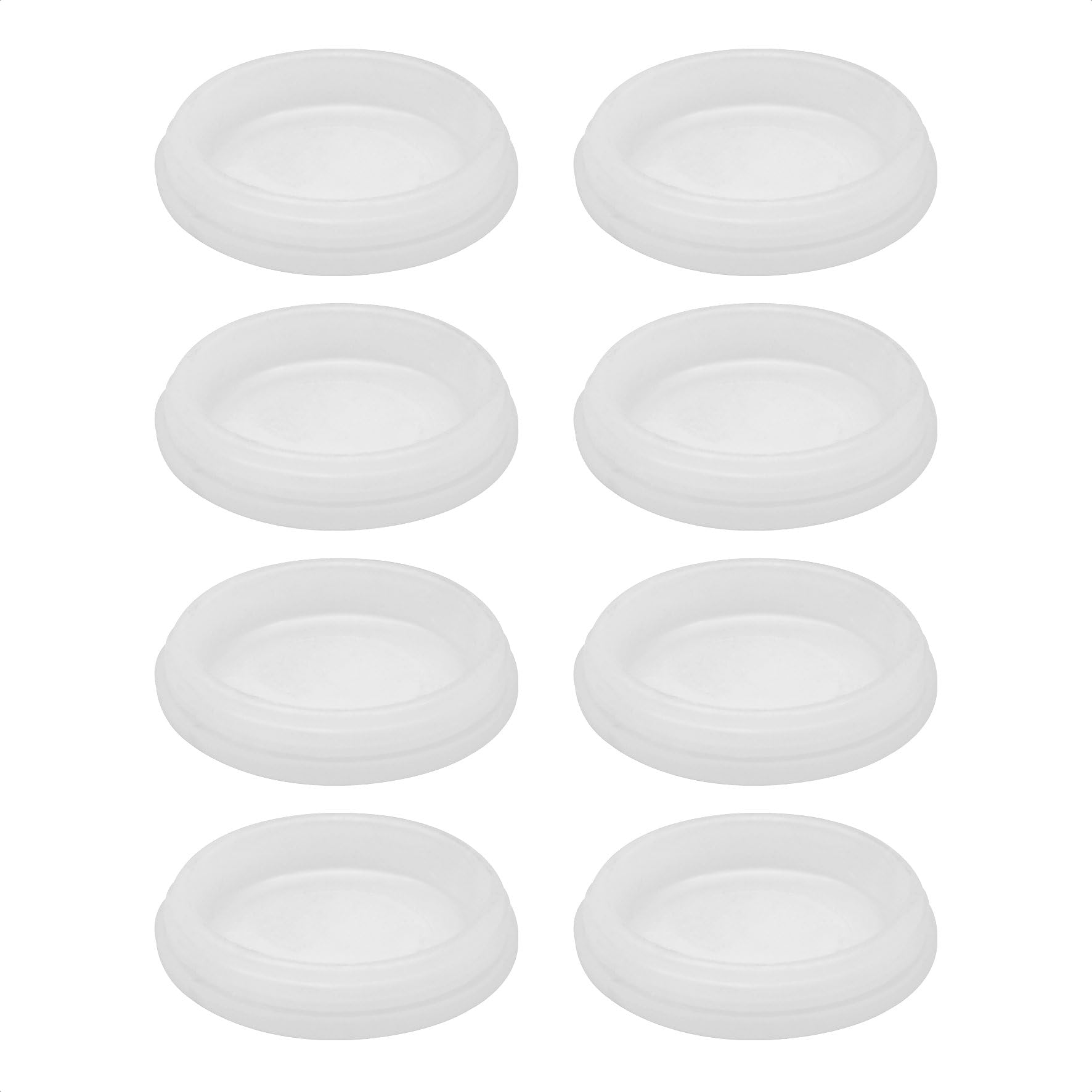 WAGNER QuickClick® Stop glides furniture glides elastomer rubber I 8pcs. set replacement glides anti-slip exchangeable - STOP - diameter Ø 30 mm - for base Ø 30 mm - Made in Germany - 15824600