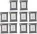 OLIVIA & AIDEN 10 Pack - Large 200g Bags - Activated Bamboo Charcoal All Natural Air Freshener | Eco Friendly Odor Eliminator and Moisture Absorber | Car Deodorizer - Closet and Room Air Purifier