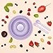 Bobo&Boo Bamboo 5 Piece Children’s Dinnerware, Lilac Purple, Non Toxic & Eco Friendly Kids Mealtime Set for Healthy Infant Feeding, Great Gift for Baby Showers, Birthdays & Preschool Graduations