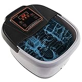 Yosager Foot Spa Bath Massager with Heat,Rolling Massage,Digital Temperature Control LED Display,Portable