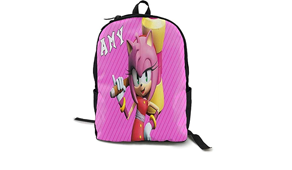 Sonic Boom-Amy Rose Anime - Mochila de Viaje para Ordenador portátil :  Amazon.es: Equipaje