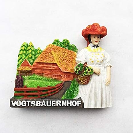 YWEHAPPY Hecho A Mano Pintado Alemania Negro Bosque Chica Torta 3D ...