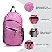 Outlander Packable Handy Lightweight Travel Hiking Backpack Daypack, Pink