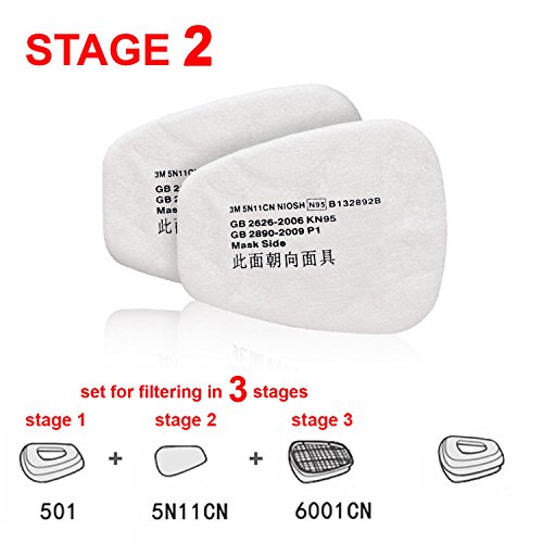Supplied Air Respirator N95 Respiratory Mask 3m 6001 Organic Vapor Cartridge Tanks Carbon Paint Supply Respirator Pads 3m 5n11 Prefilter 3m 501 Filter Retainer Kit Replacement Spare Parts Gas Masks