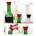 Wine Stoppers,Wine Silicone Caps Stoppers Bottle Sealer，Silicone Reusable Wine and Beverage Bottle Stoppers, Cork Replacement for Wine(Set of 6)