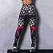 Letter Yoga Pants, Women's Fashion Workout Leggings Fitness Sports Gym Running Yoga Athletic Pants by Neartime