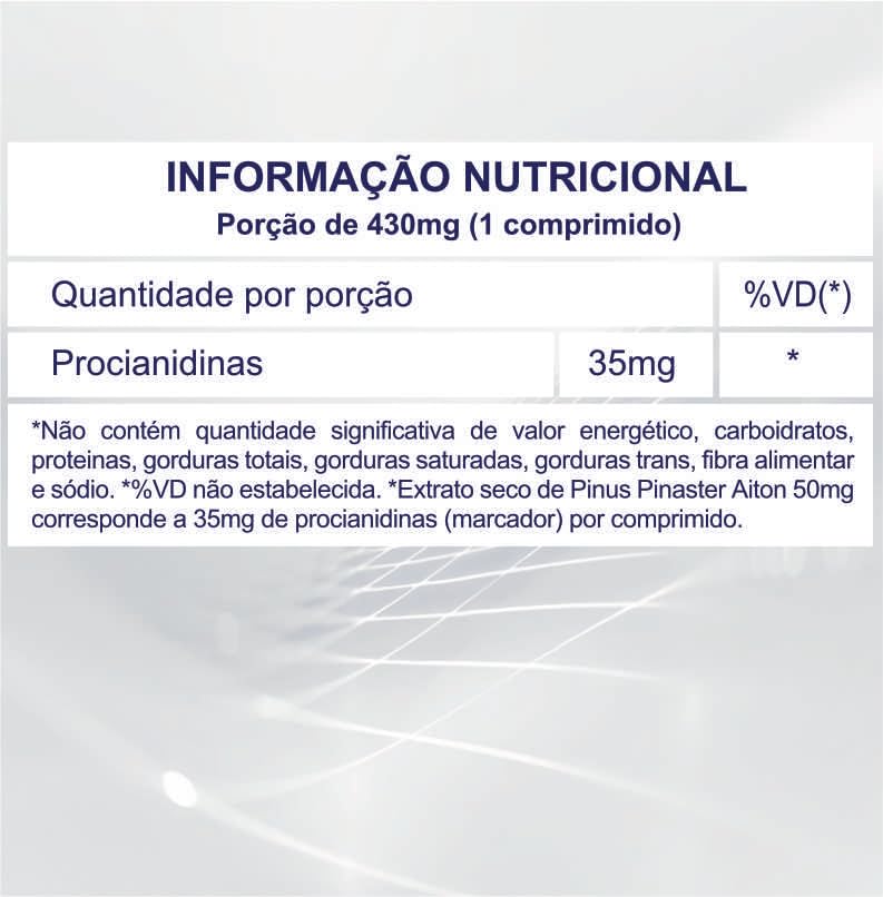 Flebogenol 30 comprimidos Pinus Pinaster 50mg